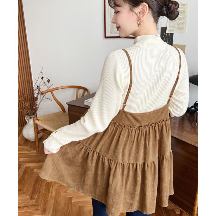 ダブルリボンフリルティアードキャミソール | moment+ | 詳細画像13 