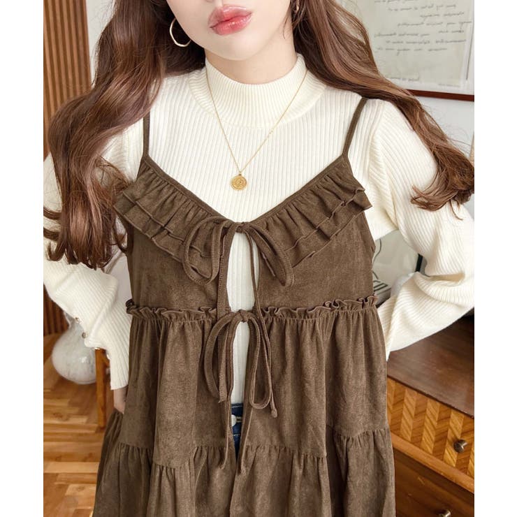 ダブルリボンフリルティアードキャミソール | moment+ | 詳細画像7 