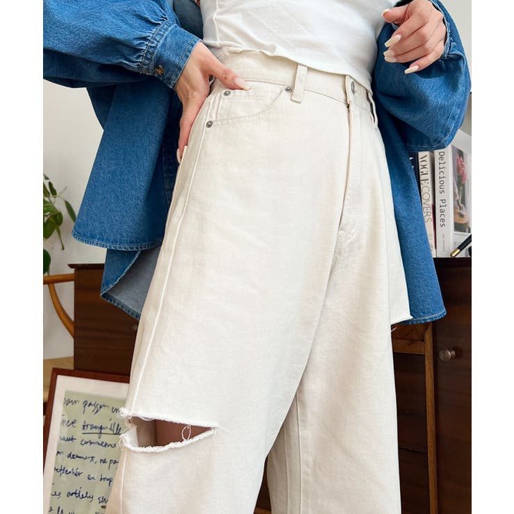 すのチルBigぬい用 ダメージデニム すのチルBigぬい用 ダメージデニム