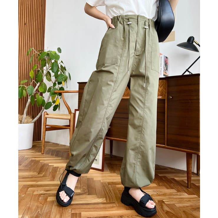 すそドロストワークパンツ | moment+ | 詳細画像14 