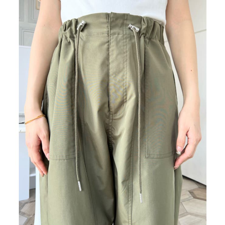 すそドロストワークパンツ | moment+ | 詳細画像19 