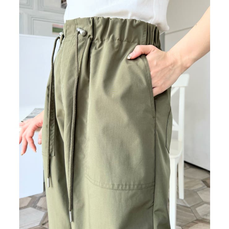 すそドロストワークパンツ | moment+ | 詳細画像22 