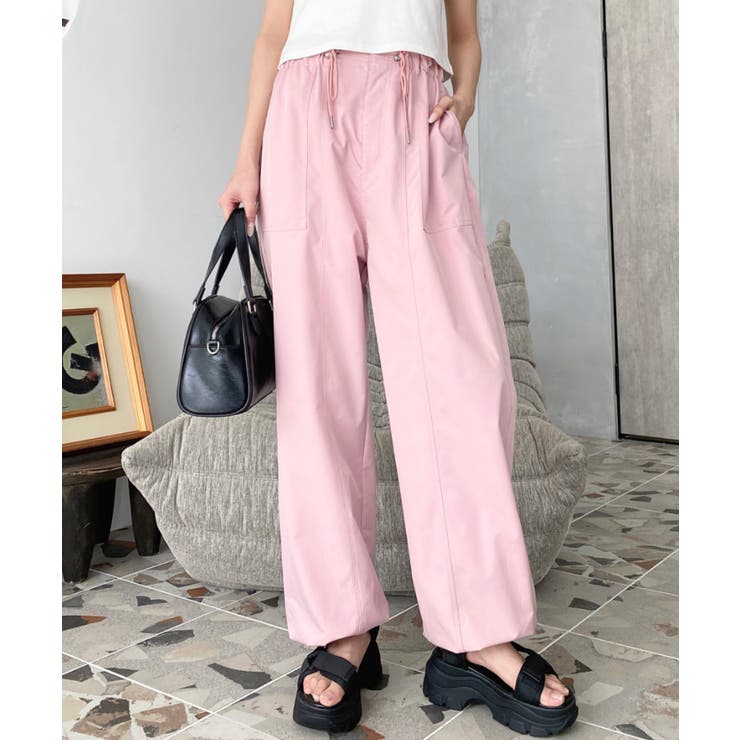 すそドロストワークパンツ | moment+ | 詳細画像30 