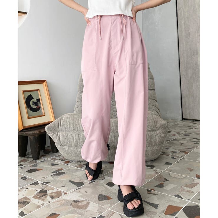 すそドロストワークパンツ | moment+ | 詳細画像34 