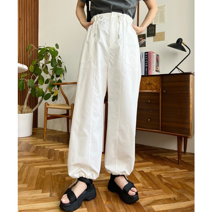 すそドロストワークパンツ | moment+ | 詳細画像6 