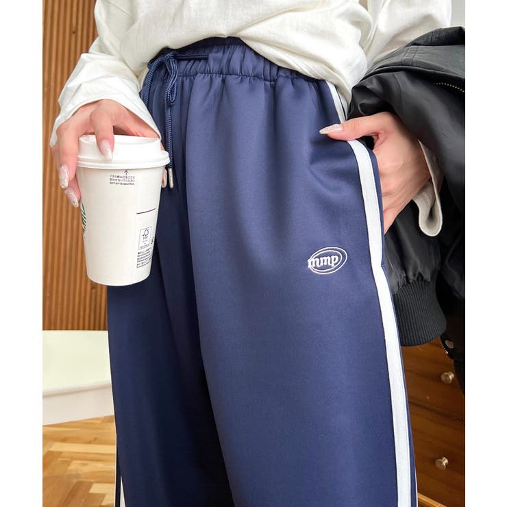 ロゴ刺繍トラックジャージパンツ | moment+ | 詳細画像14 