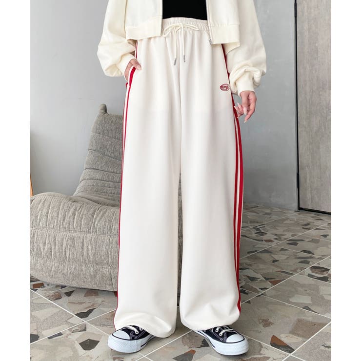 ロゴ刺繍トラックジャージパンツ | moment+ | 詳細画像19 