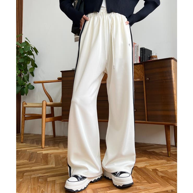 ロゴ刺繍トラックジャージパンツ | moment+ | 詳細画像21 