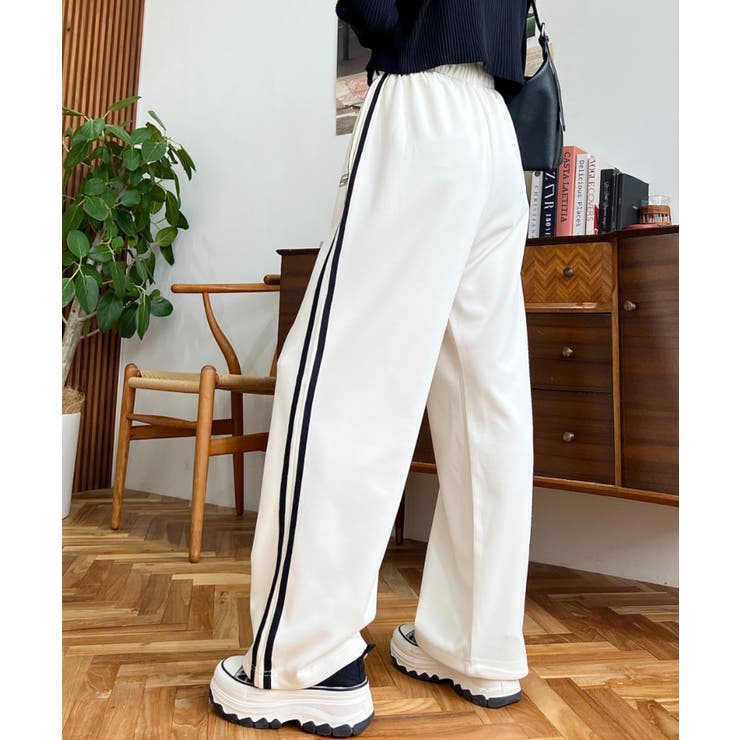 ロゴ刺繍トラックジャージパンツ | moment+ | 詳細画像22 