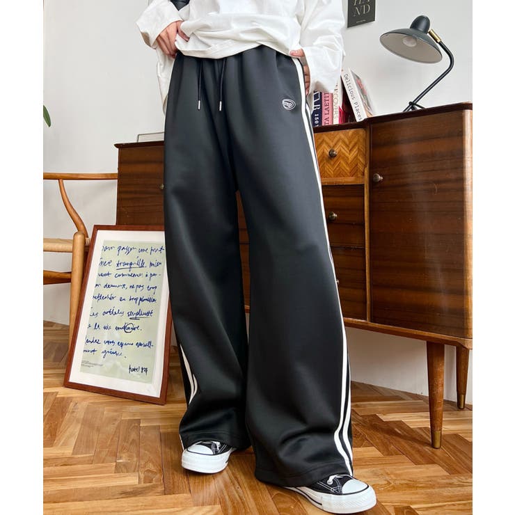 ロゴ刺繍トラックジャージパンツ | moment+ | 詳細画像26 