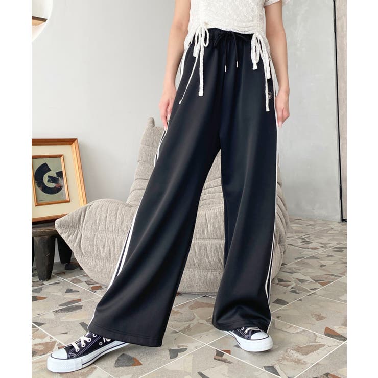 ロゴ刺繍トラックジャージパンツ | moment+ | 詳細画像34 