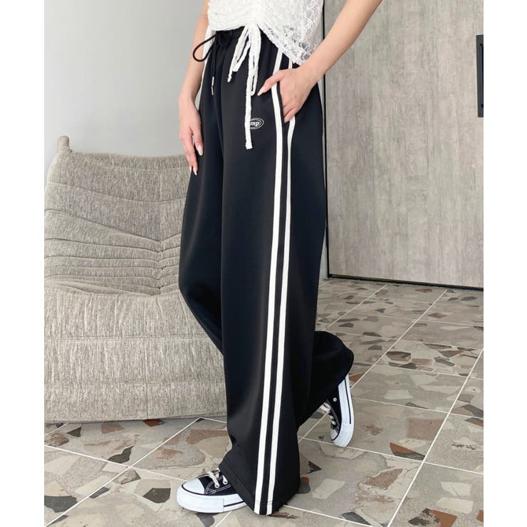 ロゴ刺繍トラックジャージパンツ | moment+ | 詳細画像35 