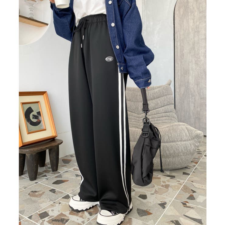 ロゴ刺繍トラックジャージパンツ | moment+ | 詳細画像37 