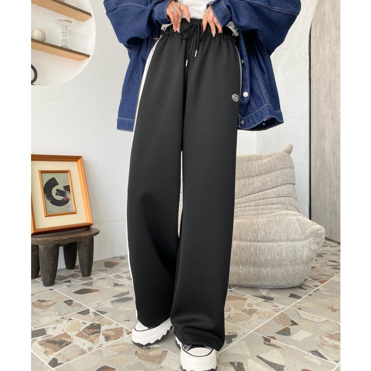 ロゴ刺繍トラックジャージパンツ | moment+ | 詳細画像38 