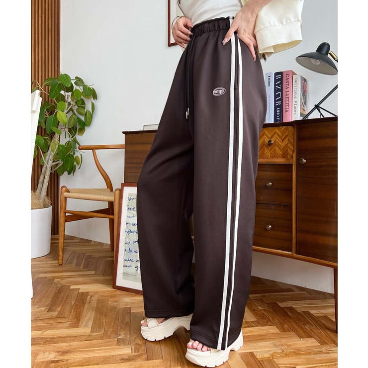 ロゴ刺繍トラックジャージパンツ | moment+ | 詳細画像39 