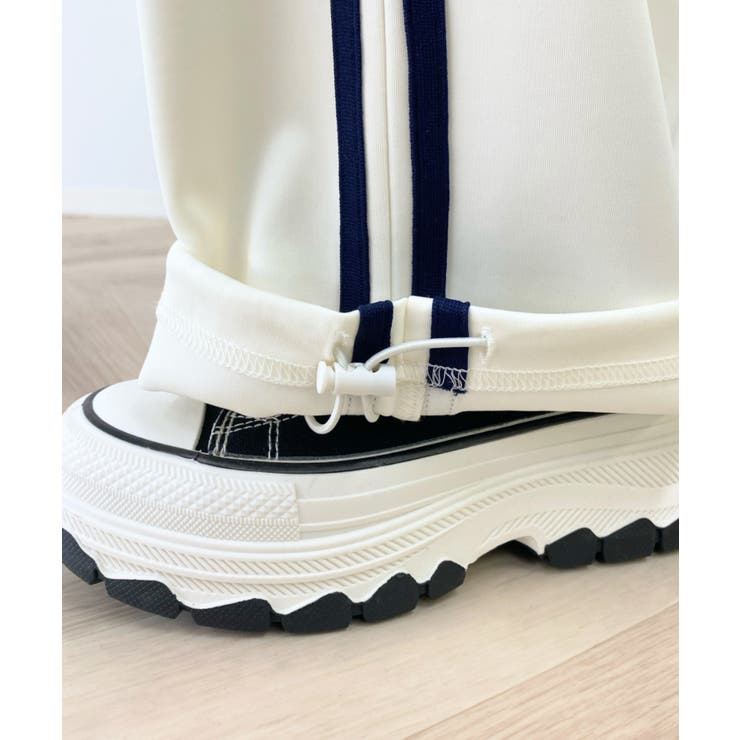 ロゴ刺繍トラックジャージパンツ | moment+ | 詳細画像5 