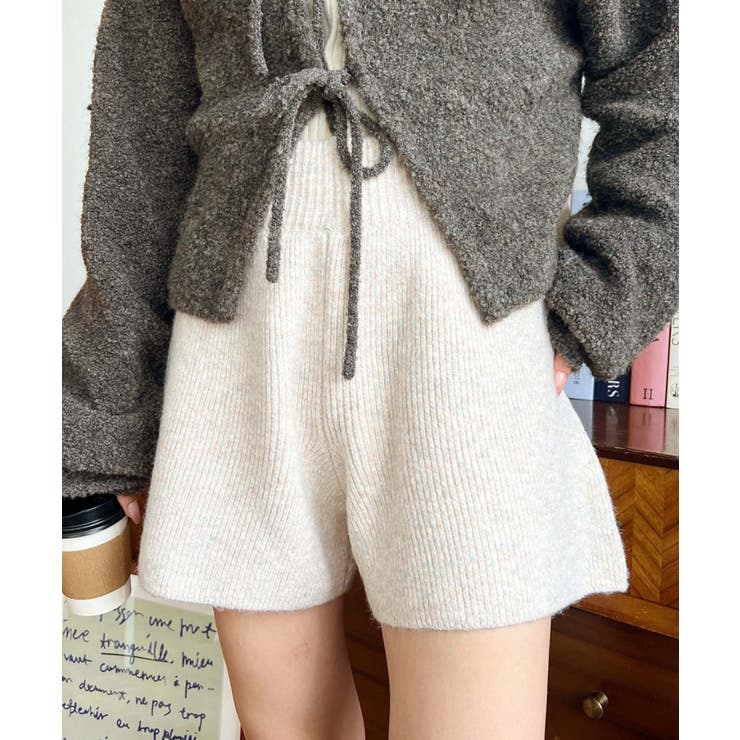 ショート丈ニットパンツ | moment+ | 詳細画像13