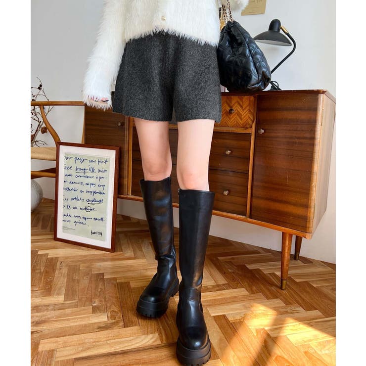 ショート丈ニットパンツ | moment+ | 詳細画像27