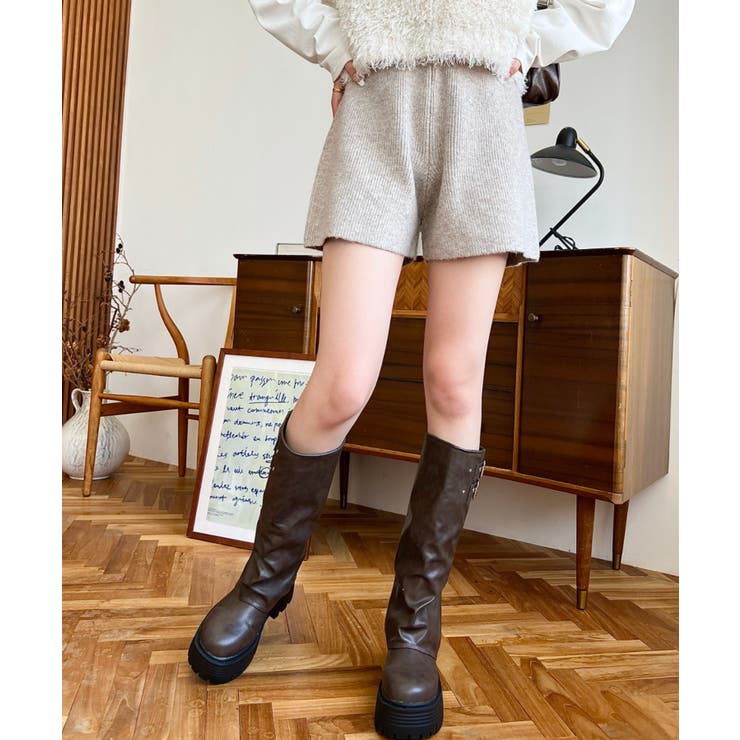 ショート丈ニットパンツ | moment+ | 詳細画像32