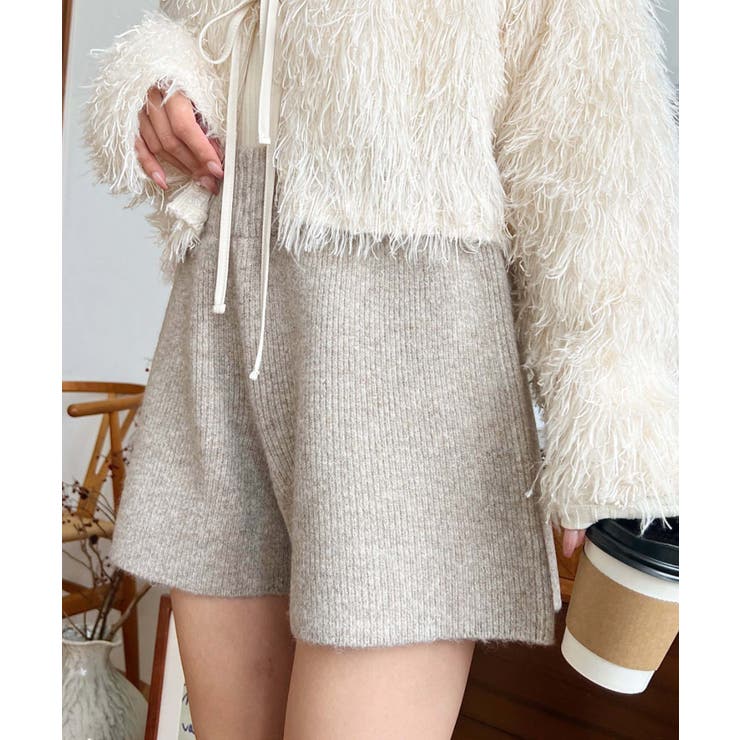 ショート丈ニットパンツ | moment+ | 詳細画像37