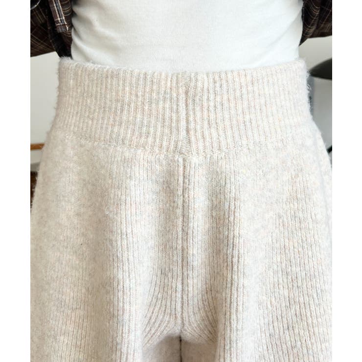 ショート丈ニットパンツ | moment+ | 詳細画像9