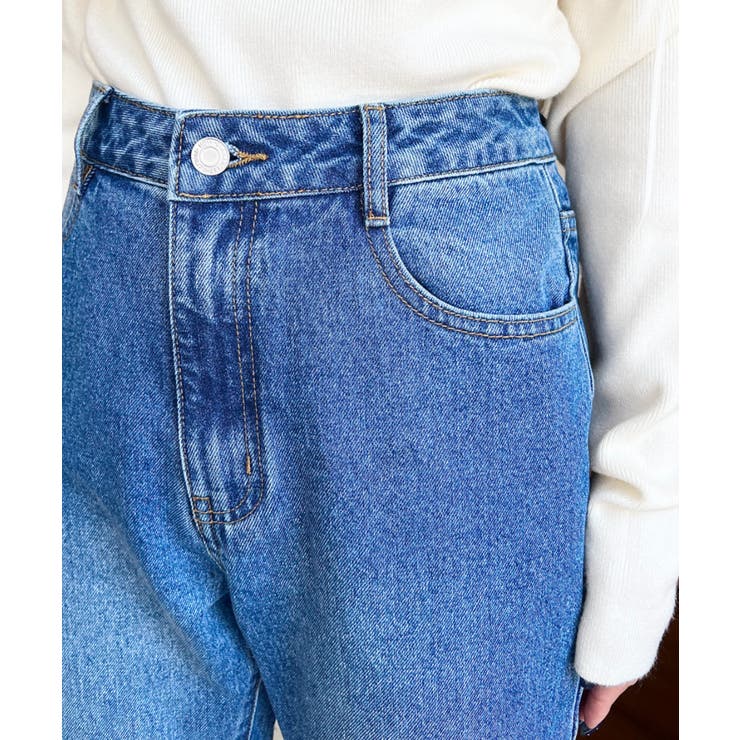 デニム＆ツイルフレアパンツ | moment+ | 詳細画像47 