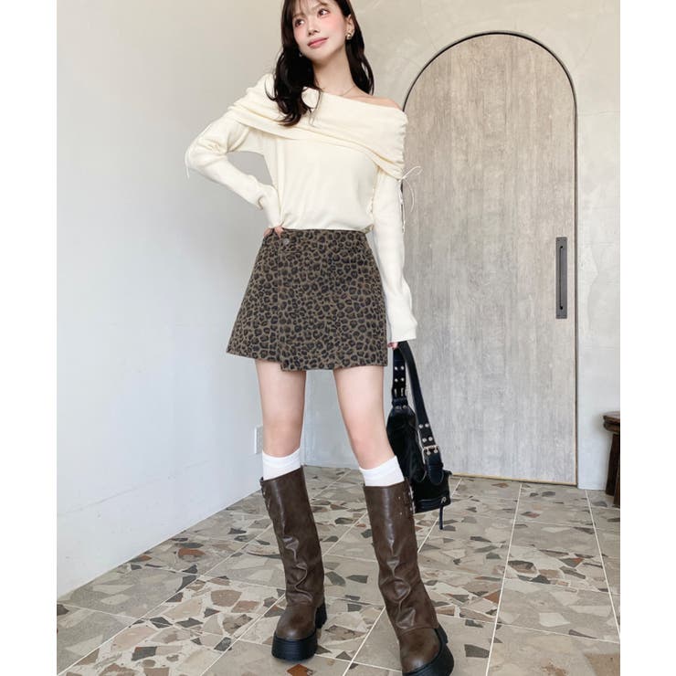 LA3989 フィリップリム ヒョウ柄 レオパード ショートパンツ ベージュ２ CavariA ハーフパンツ メンズ ショート 短パン 膝上 ヒョウ柄