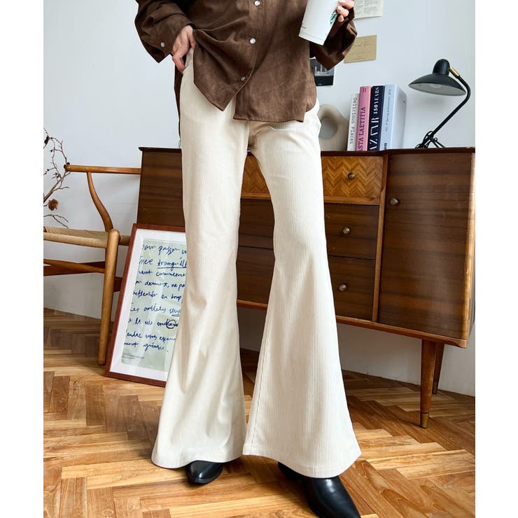 コーデュロイフレアパンツ | moment+ | 詳細画像2 