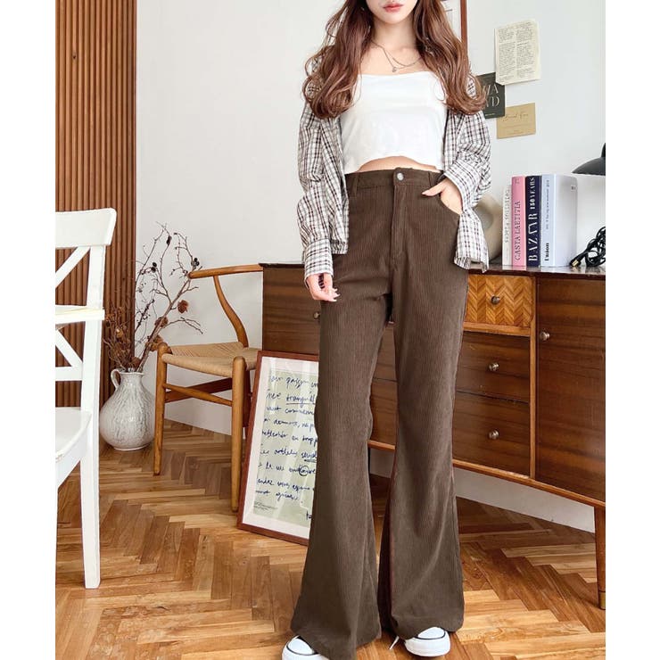 コーデュロイフレアパンツ | moment+ | 詳細画像24 