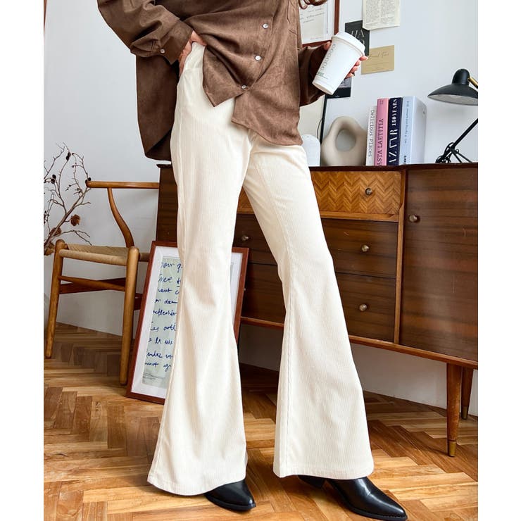 コーデュロイフレアパンツ | moment+ | 詳細画像3 