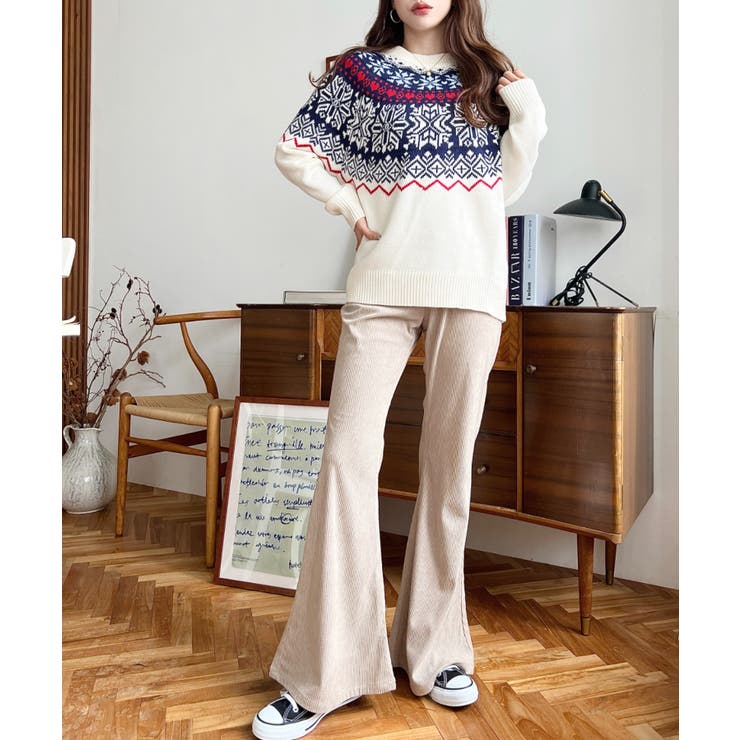 コーデュロイフレアパンツ | moment+ | 詳細画像30 