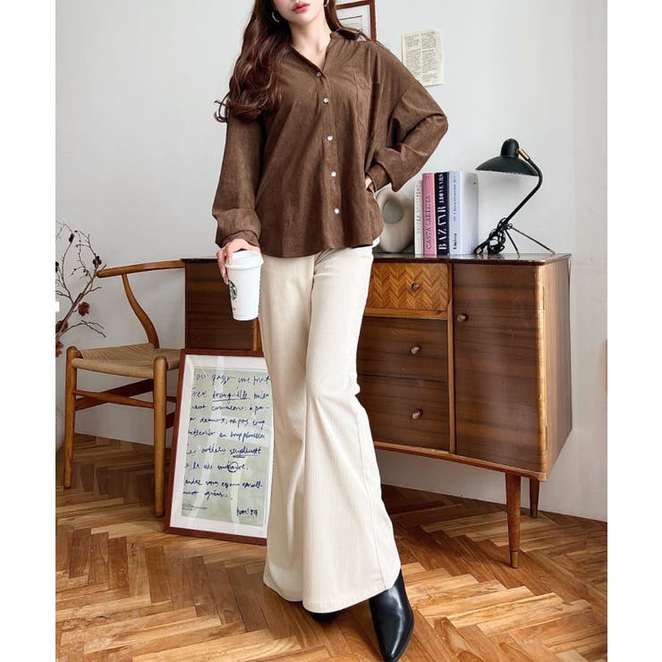 コーデュロイフレアパンツ | moment+ | 詳細画像8 