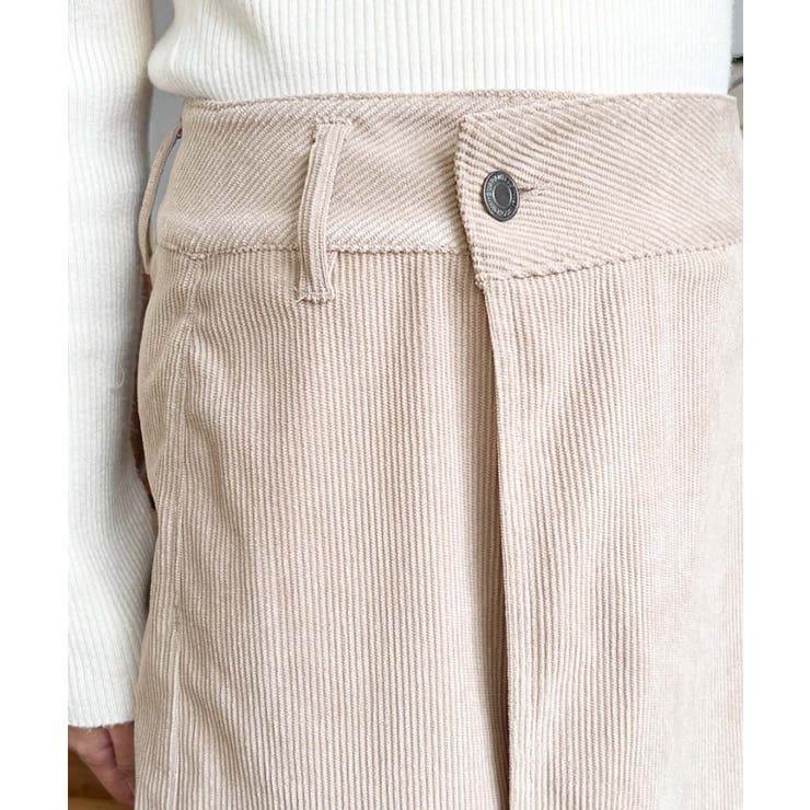 ラップ風コーデュロイショートパンツ | moment+ | 詳細画像28 