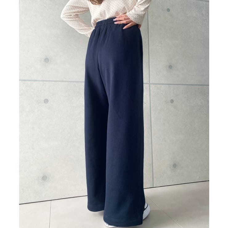 裏毛ストレートスウェットパンツ 綿100%ヘビーウェイト | moment+ | 詳細画像13 