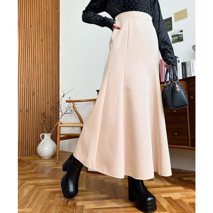 カットジョーゼットマーメイドフレアスカート | moment+ | 詳細画像16 