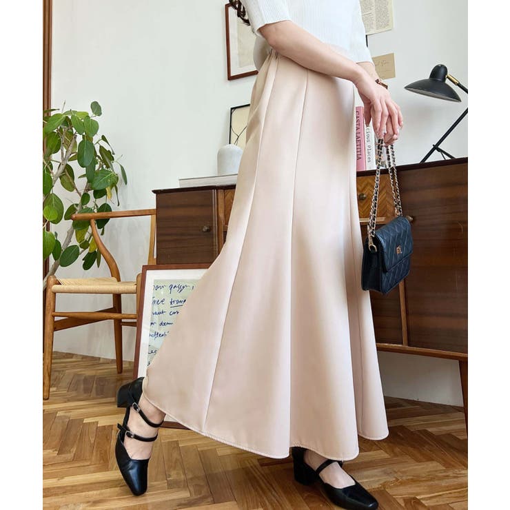 カットジョーゼットマーメイドフレアスカート | moment+ | 詳細画像19 