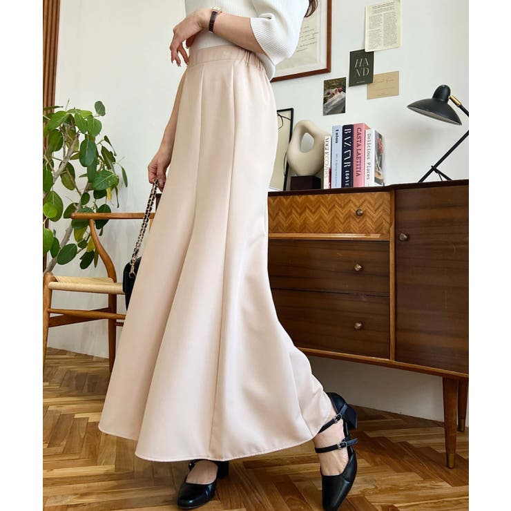 カットジョーゼットマーメイドフレアスカート | moment+ | 詳細画像20 