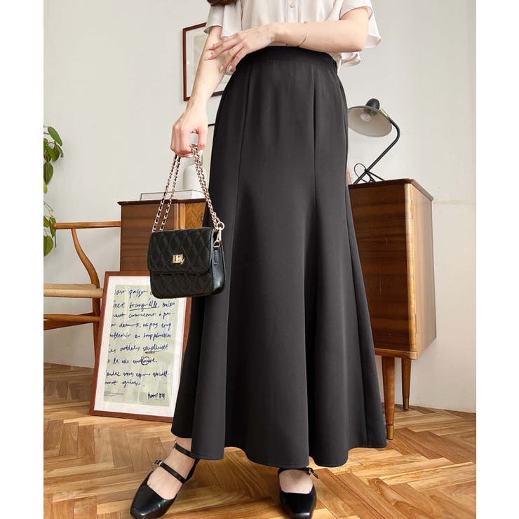 カットジョーゼットマーメイドフレアスカート | moment+ | 詳細画像37 