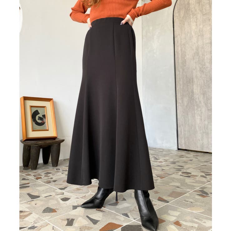 カットジョーゼットマーメイドフレアスカート | moment+ | 詳細画像44 