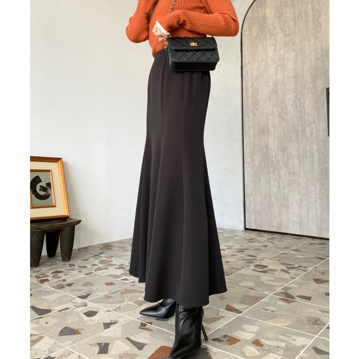 カットジョーゼットマーメイドフレアスカート | moment+ | 詳細画像46 