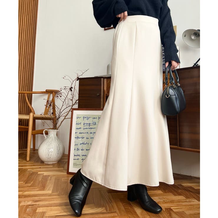 カットジョーゼットマーメイドフレアスカート | moment+ | 詳細画像9 