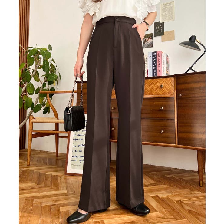 moo様　ENFOLD ジョーゼット センタードレープスカートパンツ セール】【累計販売枚数12万枚突破！】カットジョーゼット