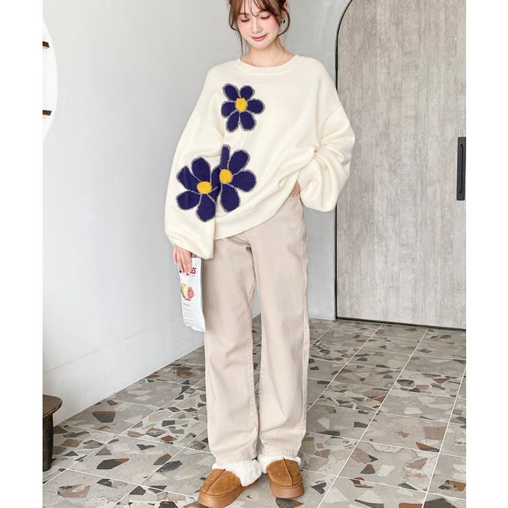 デニム＆ツイルストレートパンツ | moment+ | 詳細画像20 