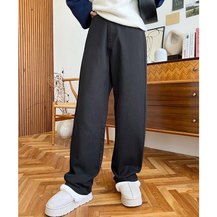 デニム＆ツイルストレートパンツ | moment+ | 詳細画像44 