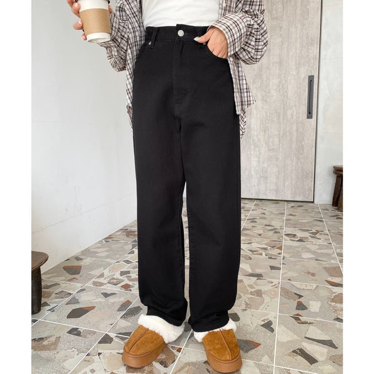 デニム＆ツイルストレートパンツ | moment+ | 詳細画像47 