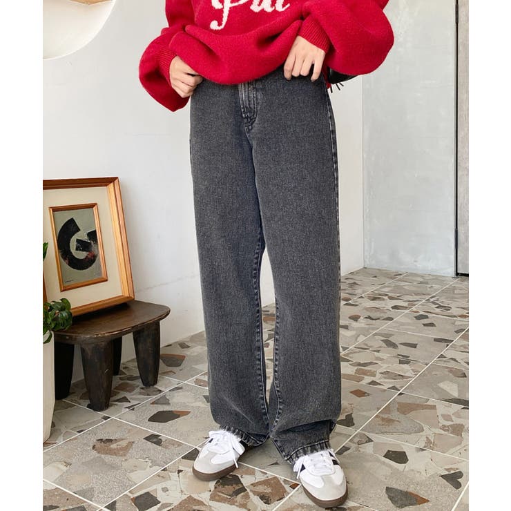 デニム＆ツイルストレートパンツ | moment+ | 詳細画像53 