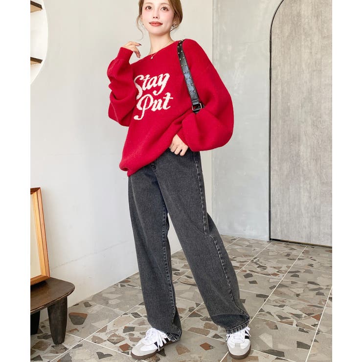 デニム＆ツイルストレートパンツ | moment+ | 詳細画像56 