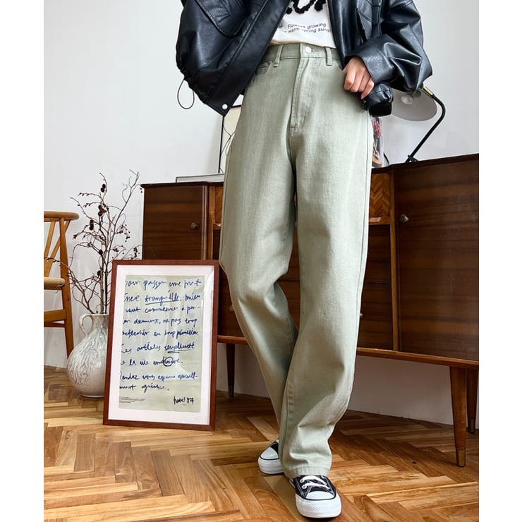 デニム＆ツイルストレートパンツ | moment+ | 詳細画像78 