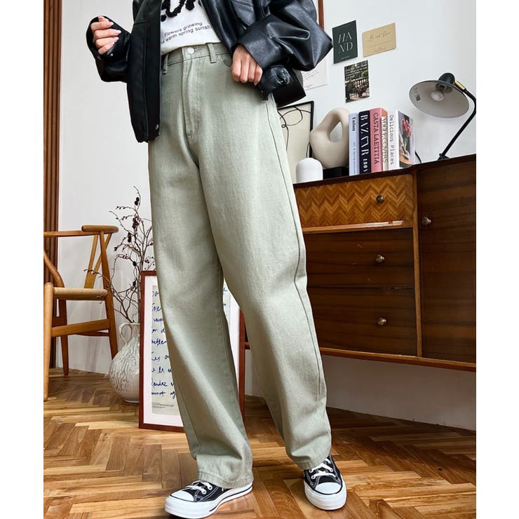 デニム＆ツイルストレートパンツ | moment+ | 詳細画像79 