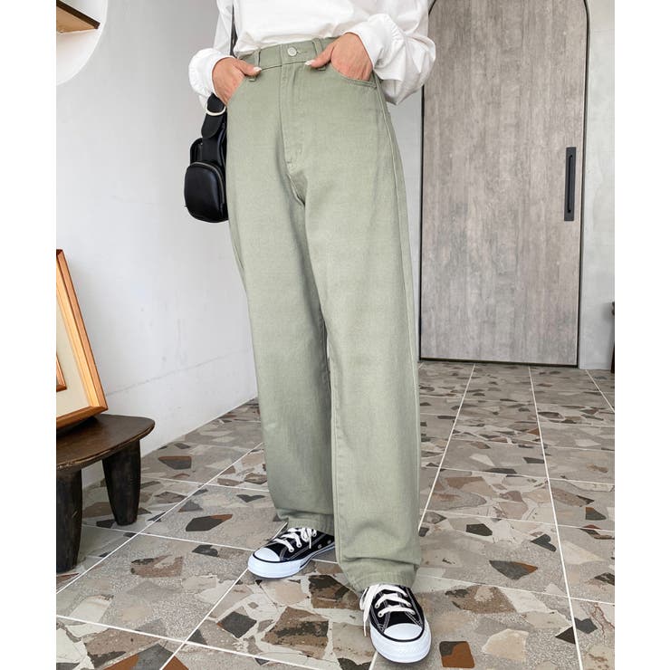 デニム＆ツイルストレートパンツ | moment+ | 詳細画像83 